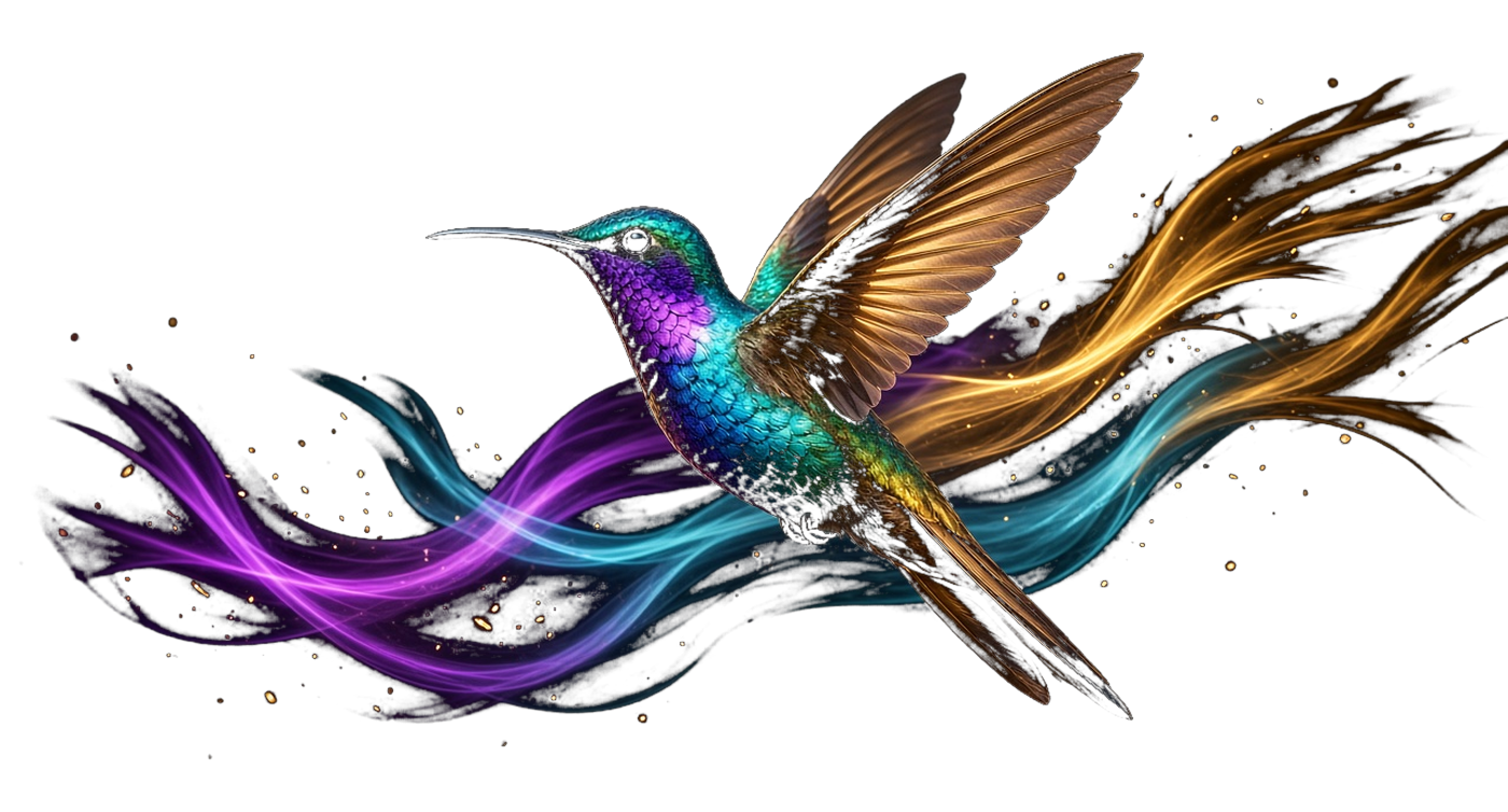 Iridescent hummingbird — Keelan River